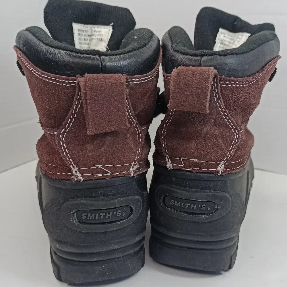 SMITH'S Leather Boots Boys Size 1 Thinsolate - Picture 4 of 6